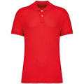 Heren polo Native Spirit Ecologische in piquétricot Poppy Red